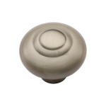 M Marcus Heritage Brass Bead Design Round Cupboard Knob 32mm 